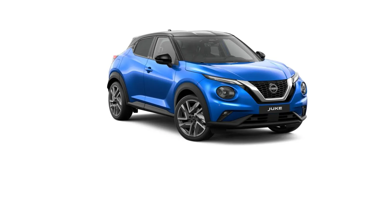 Juke, N-DESIGN, Světle modrá + černá střecha, front