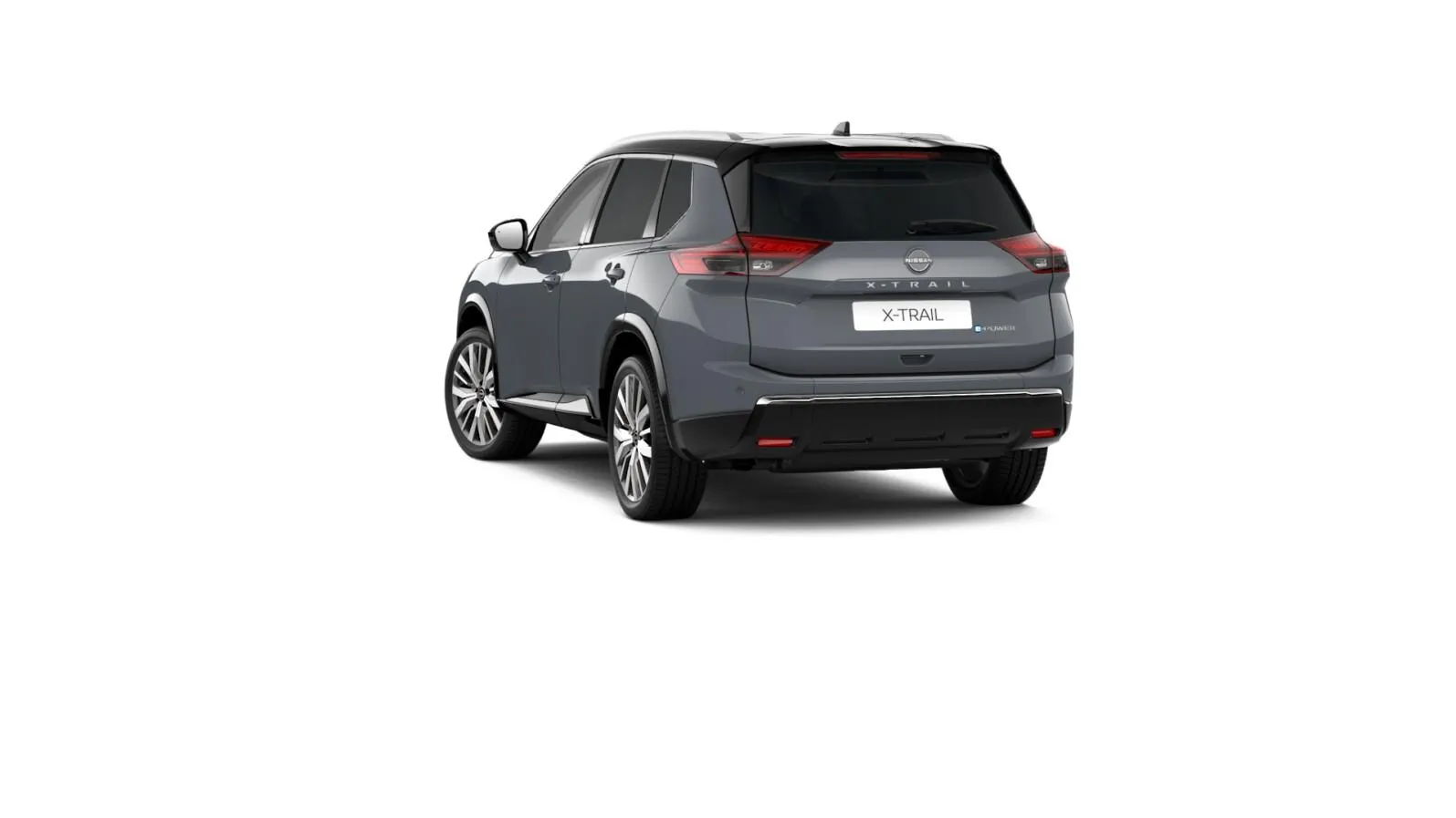 X-Trail (T33D), TEKNA PLUS, Bílá Pearl & Černá, rear