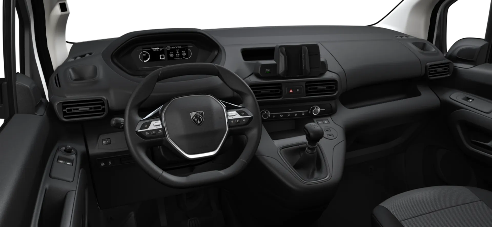 Partner Polocombi L2 1000, Polocombi, interiér Látkové čalounění CURITUBA, dashboard