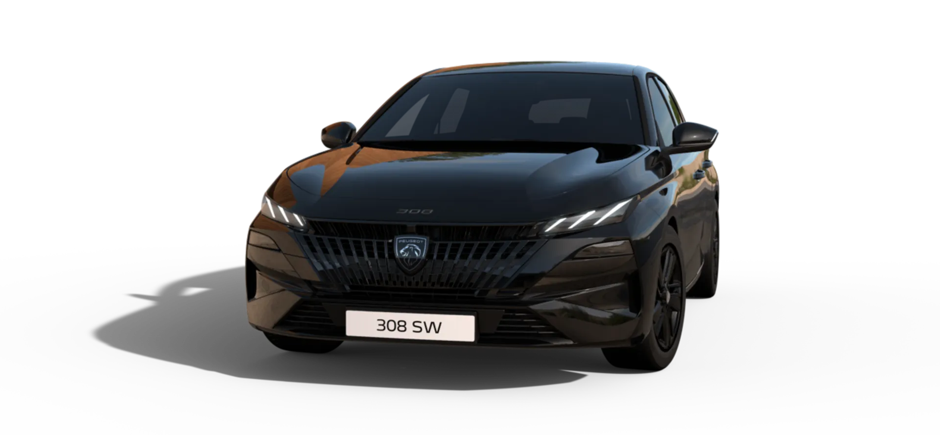 308 SW, Style, Černá Perla Nera / Metalický lak, front