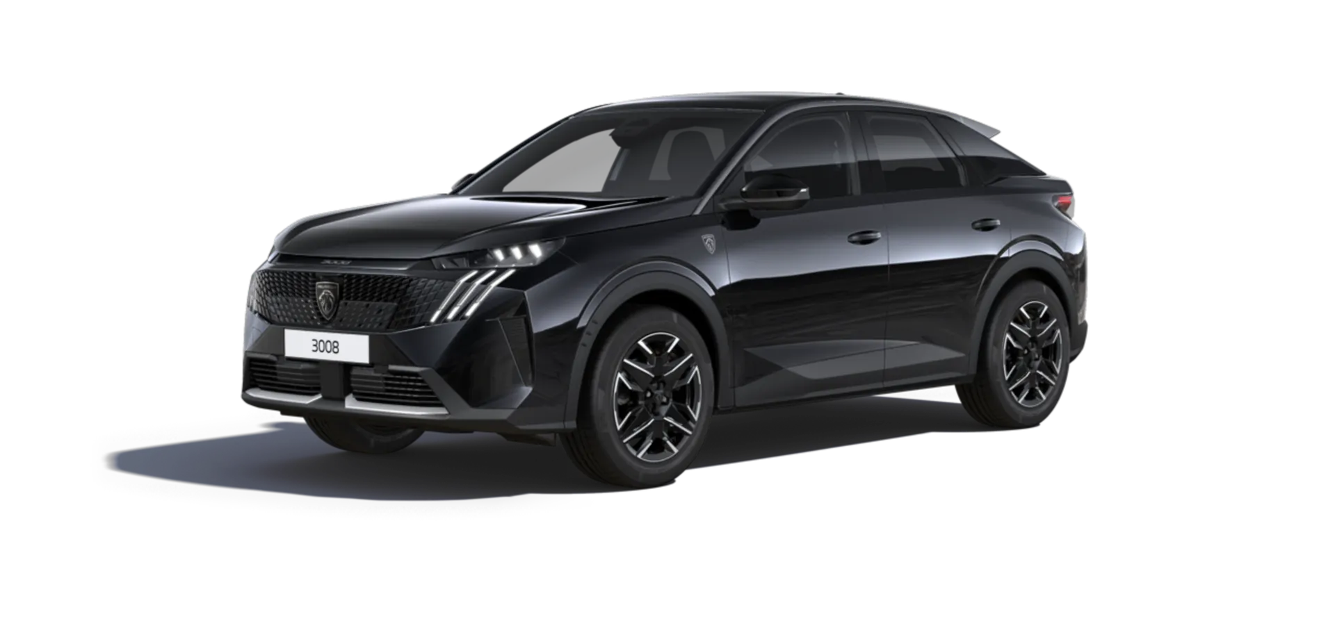 3008, GT, Černá Perla Nera / Metalický lak, front