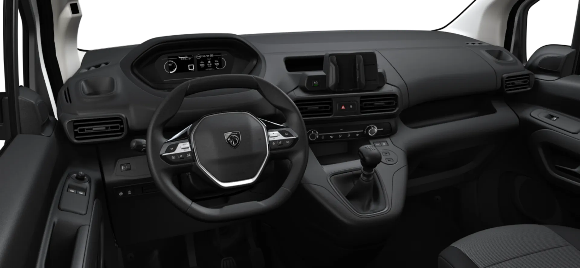 Partner Furgon L1 1000, Furgon, interiér Látkové čalounění CURITUBA, dashboard
