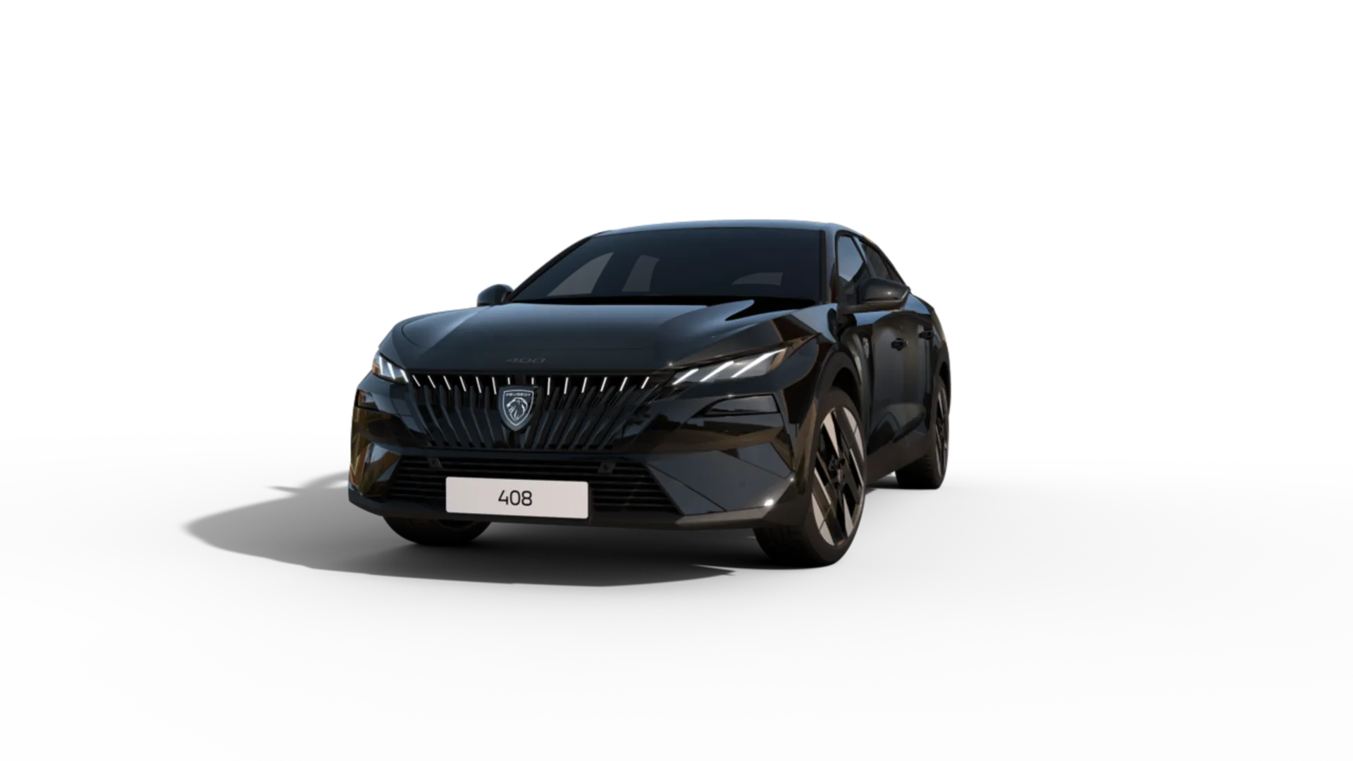 408, GT, Černá Perla Nera / Metalický lak, front