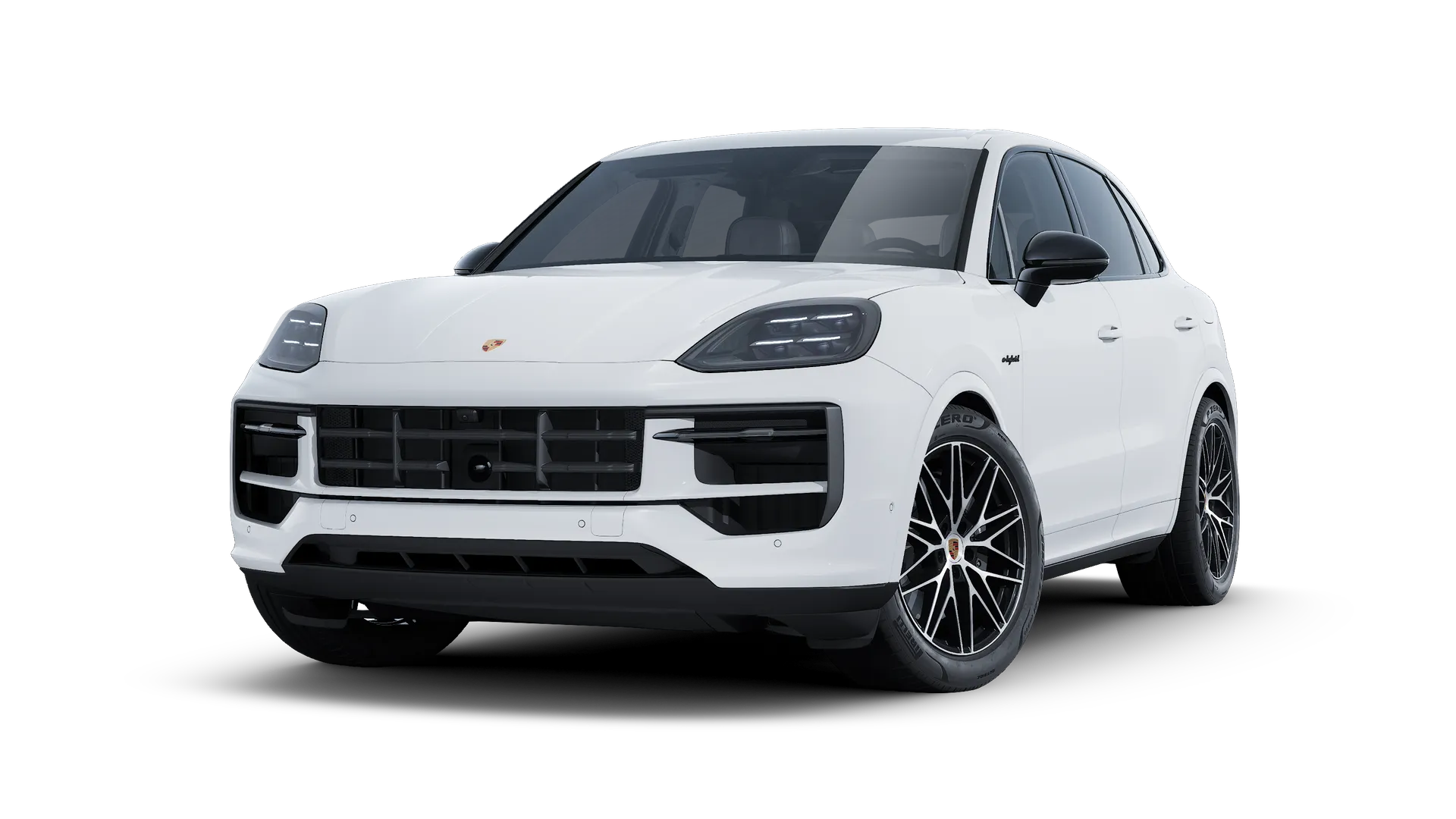 Cayenne, Cayenne E-Hybrid Black Edition, Bílá, front