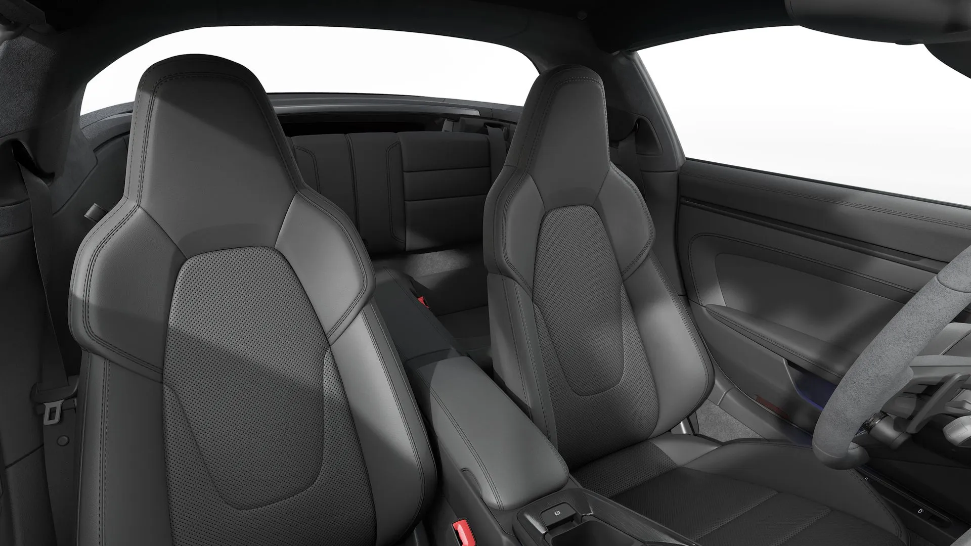911 Targa, 911 Targa 4 GTS, interiér Kožený interiér Černá, front_seats