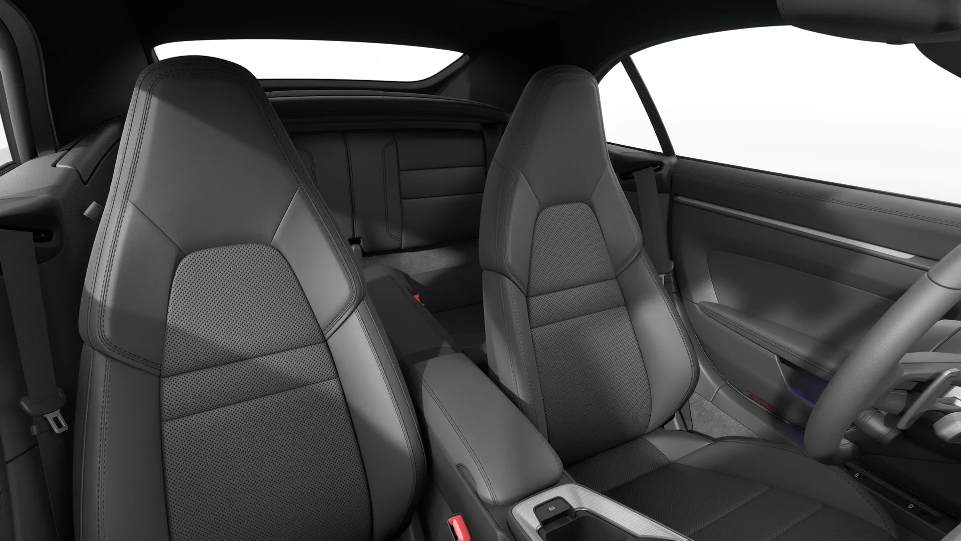 911 Cabriolet, 911 Carrera Cabriolet, interiér Kožený paket černá, front_seats