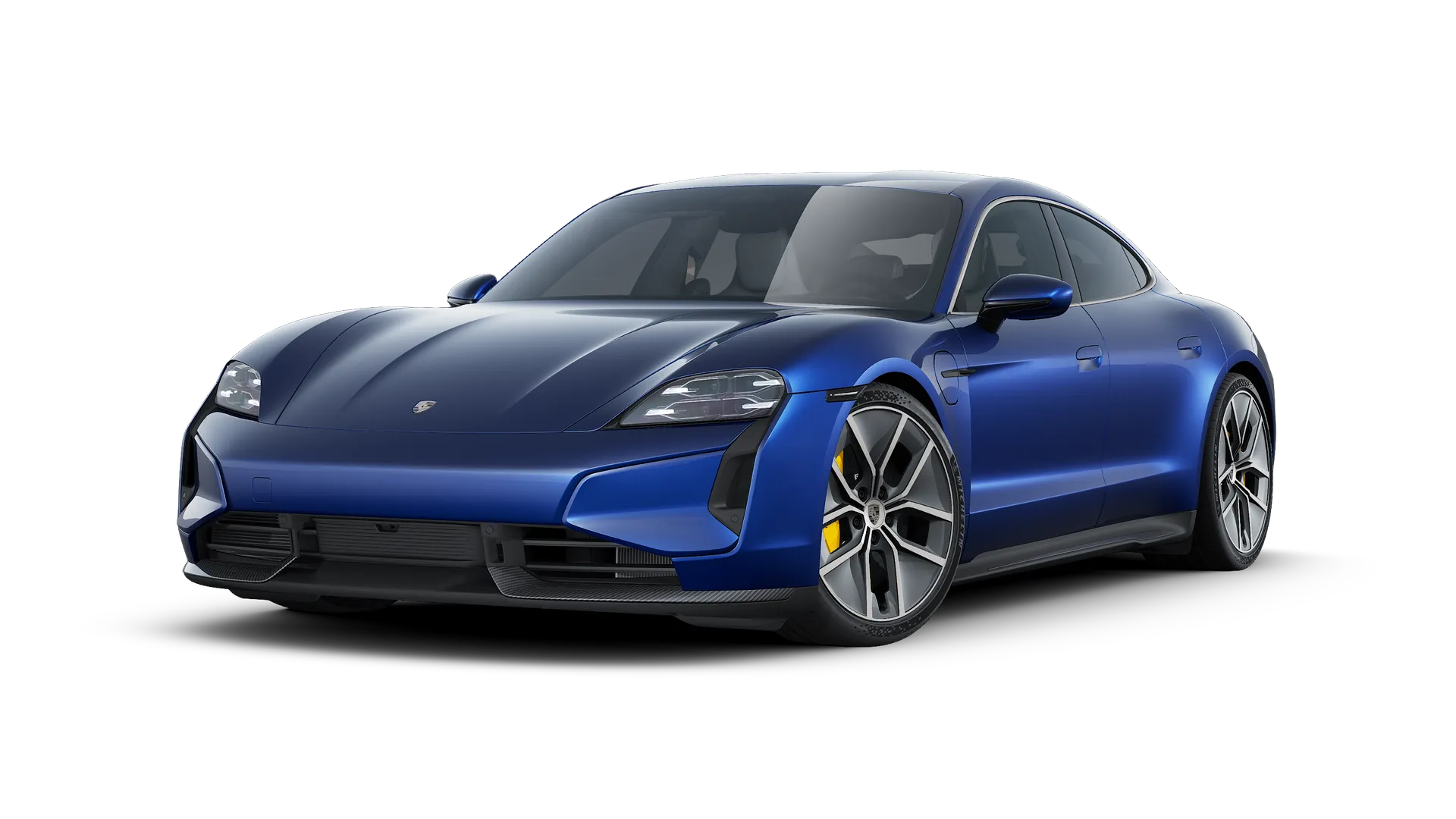 Taycan, Taycan Turbo S, Gentian modrá metalíza, front