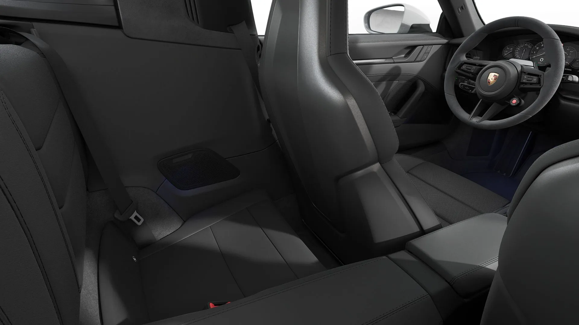 911 Targa, 911 Targa 4 GTS, interiér Kožený interiér Černá, back_seats