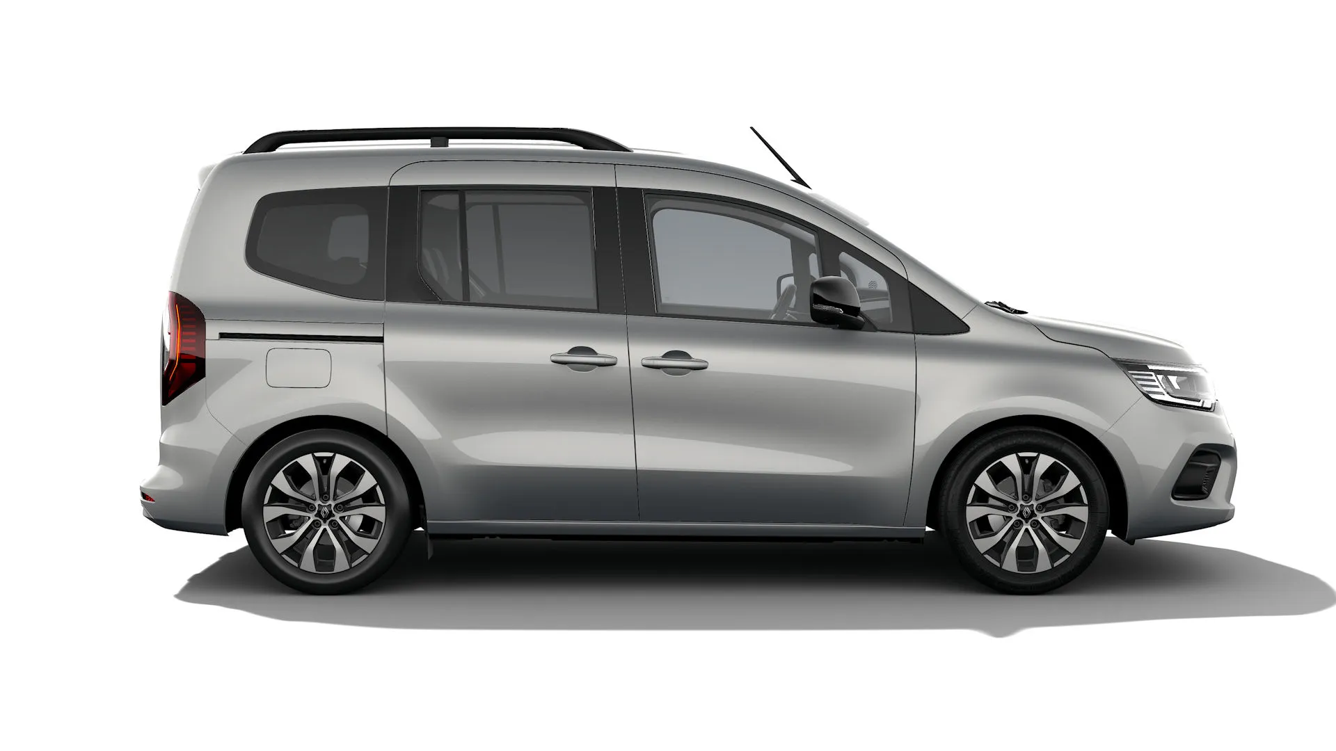 Kangoo E-Tech, Techno, šedá highland, side