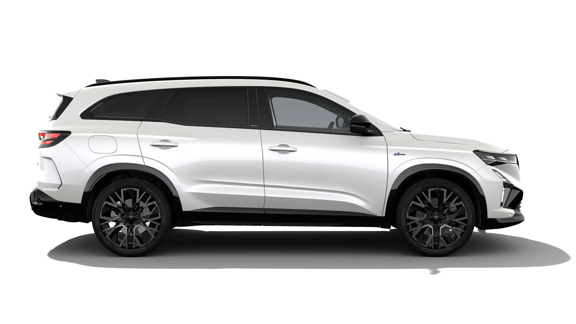 Renault Espace VI Esprit Alpine v barvě bílá nacré – pohled z boku