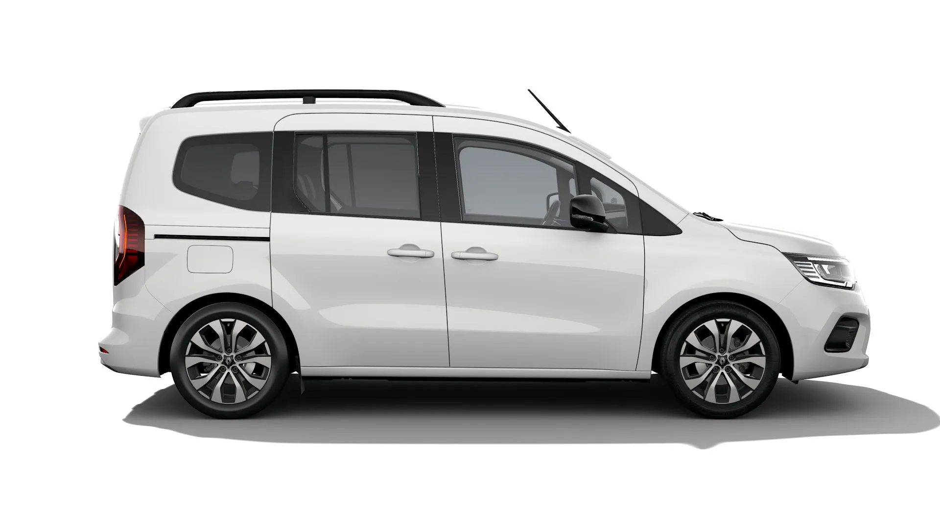 Kangoo E-Tech, Techno, bílá mineral, side