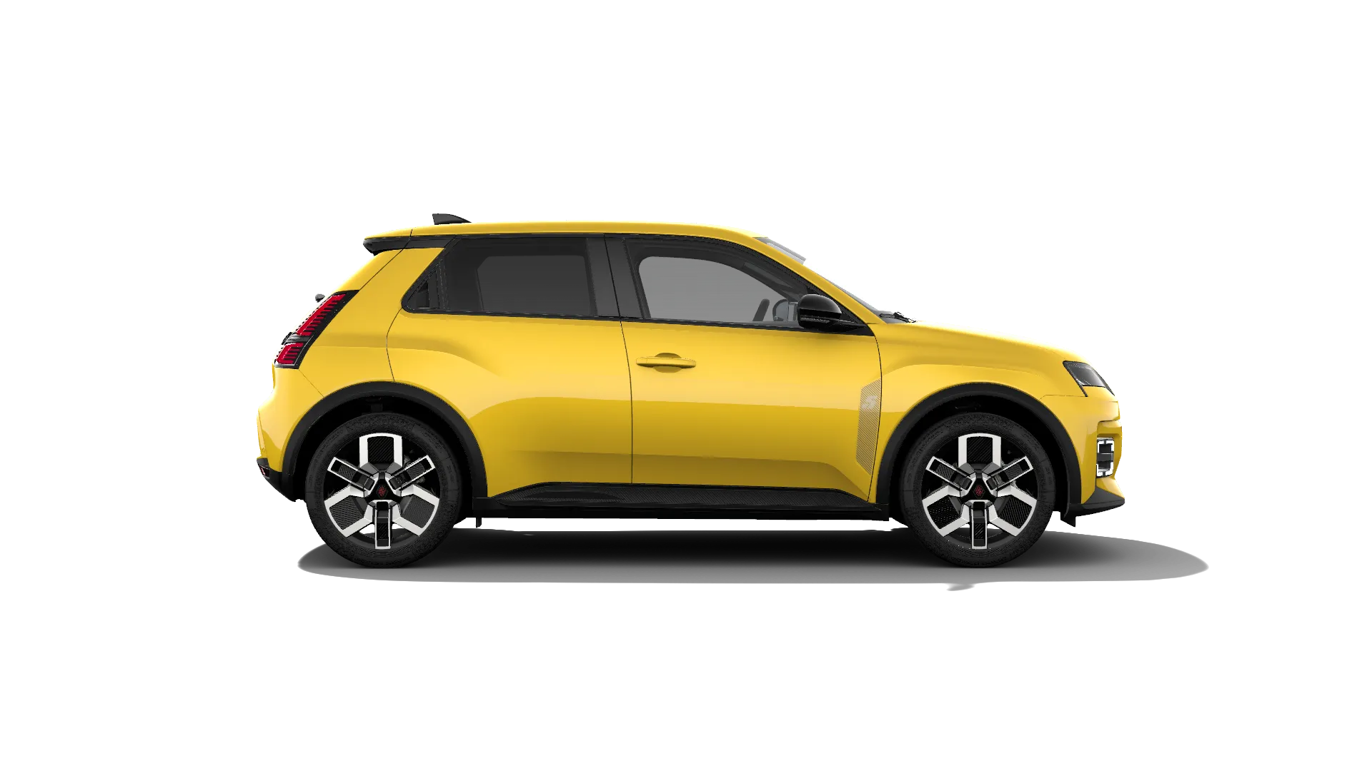 Renault 5 E-Tech, Techno, žlutá pop!, front