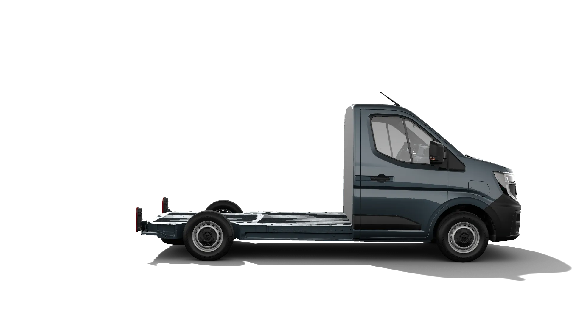 Master E-Tech plošina - jednokabina L2H1, Plošina, modrá Gris, front