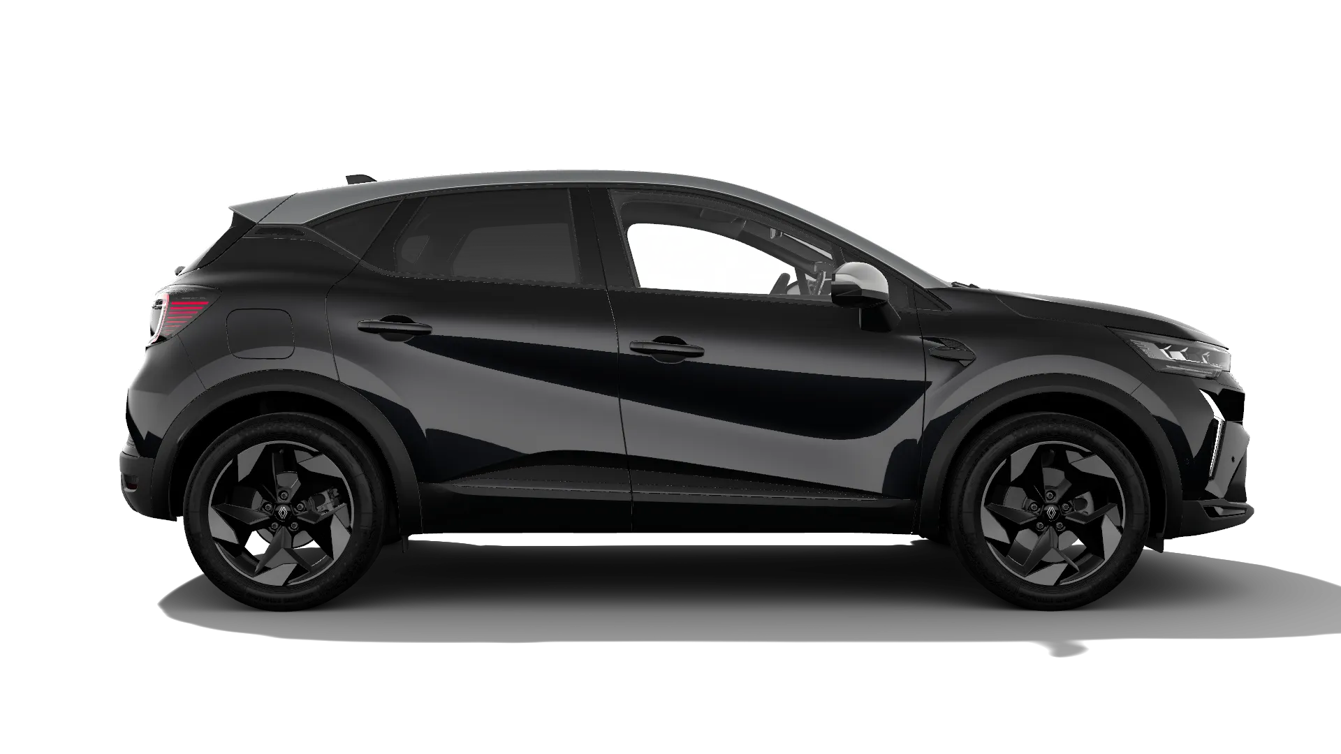 Captur, Techno, černá Etoilé / šedá highland, front
