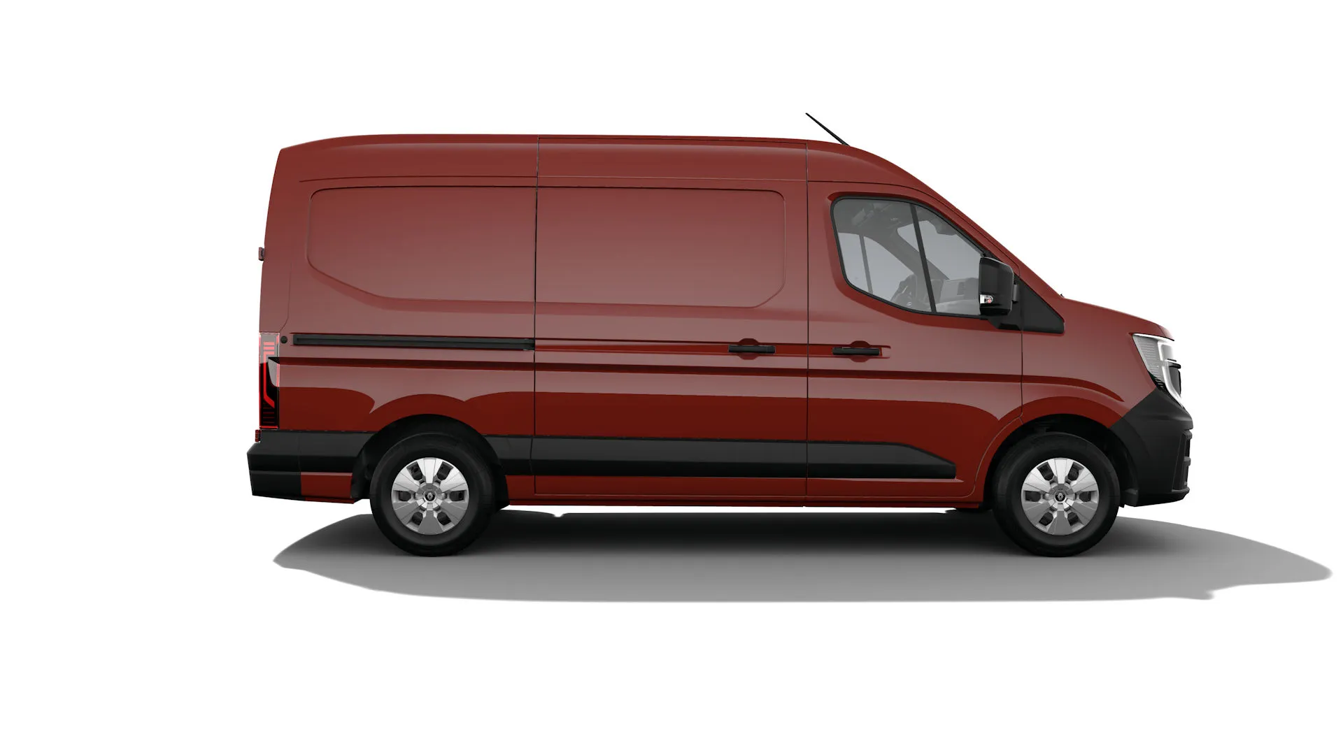 Master Van L2H2, Extra, červená pompiers, side