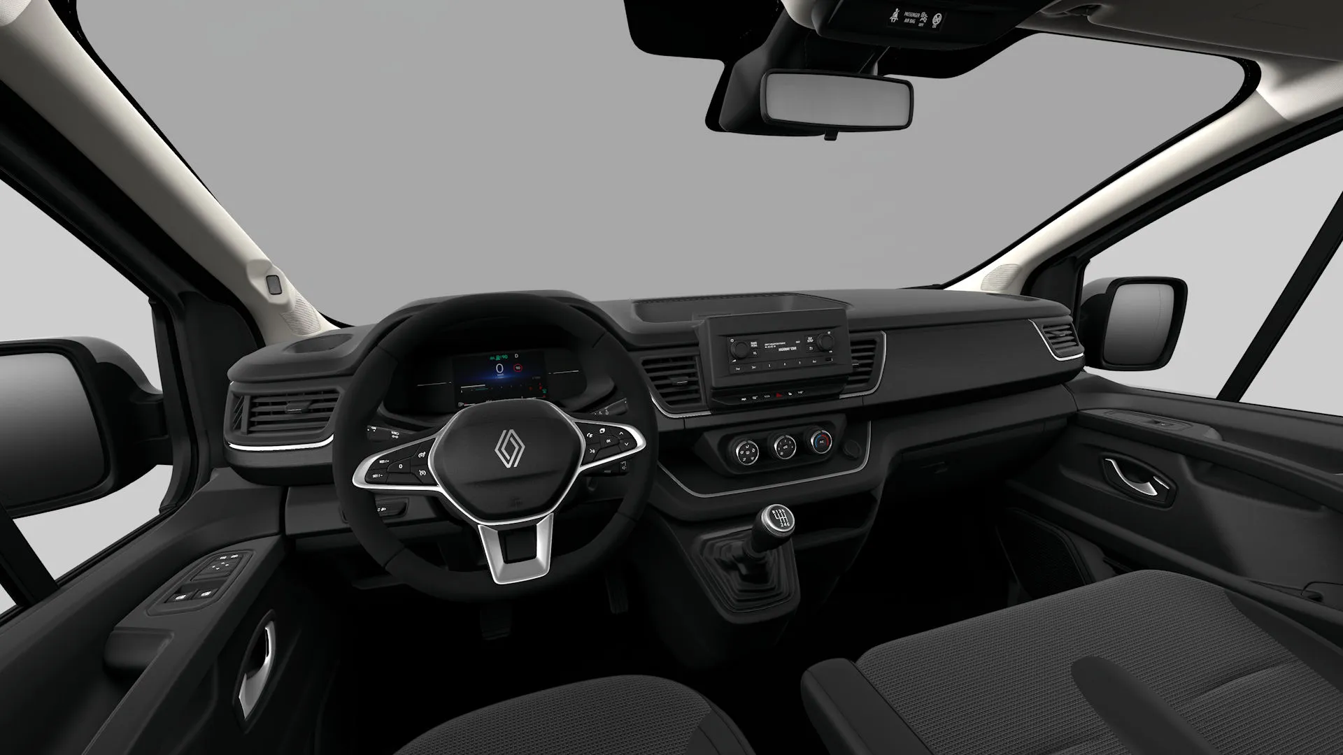 Trafic L1, Equilibre, interiér látkové čalounění Kompo, dashboard
