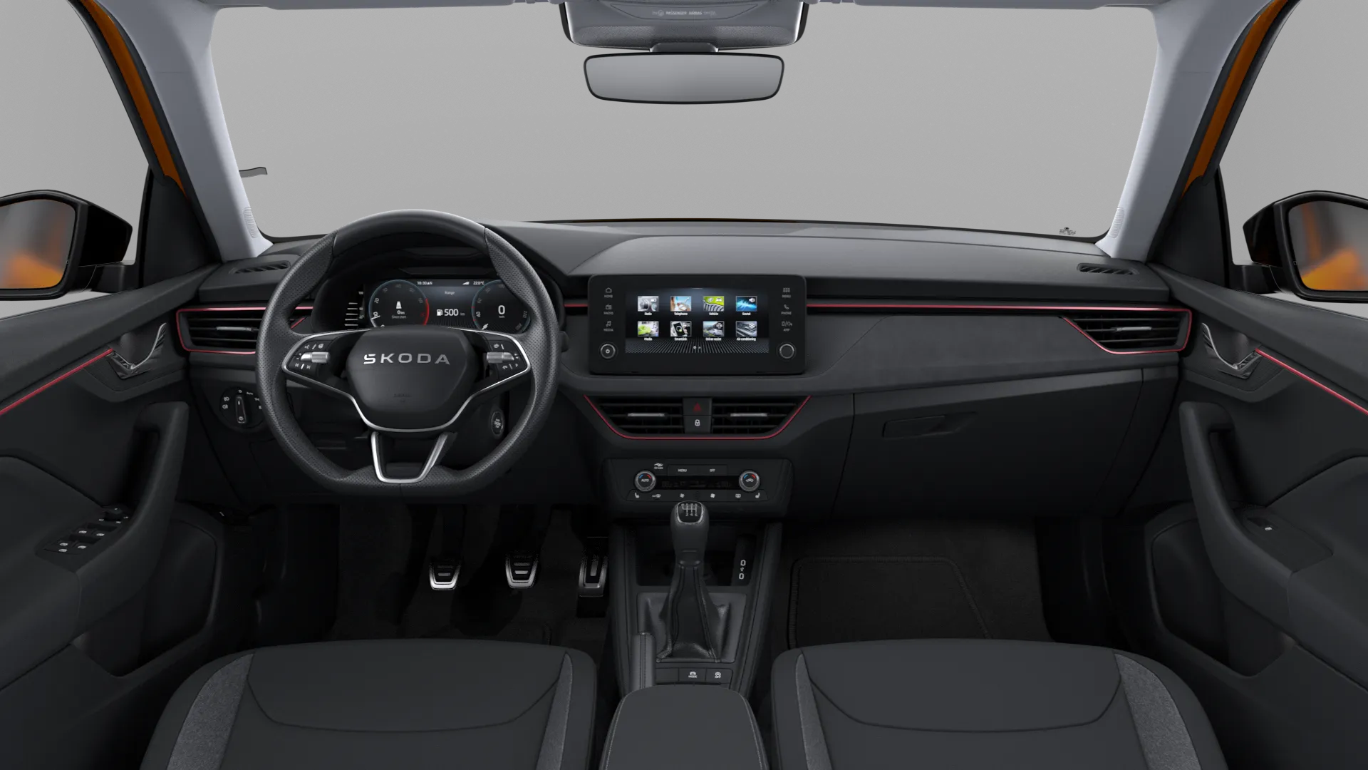 Kamiq, Dynamic, interiér Lodge, dashboard