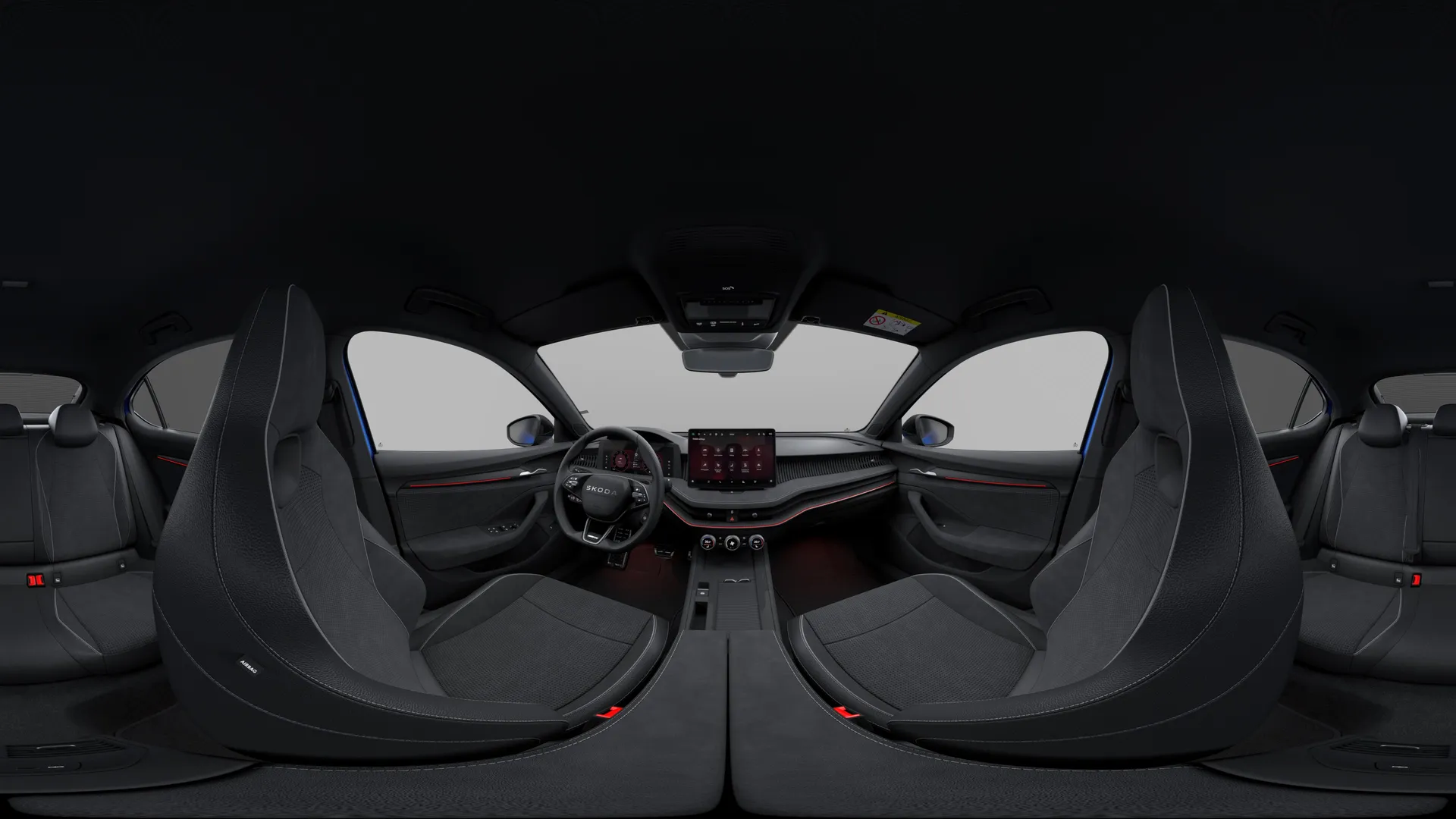 Superb, Sportline, interiér Sportline, spheric
