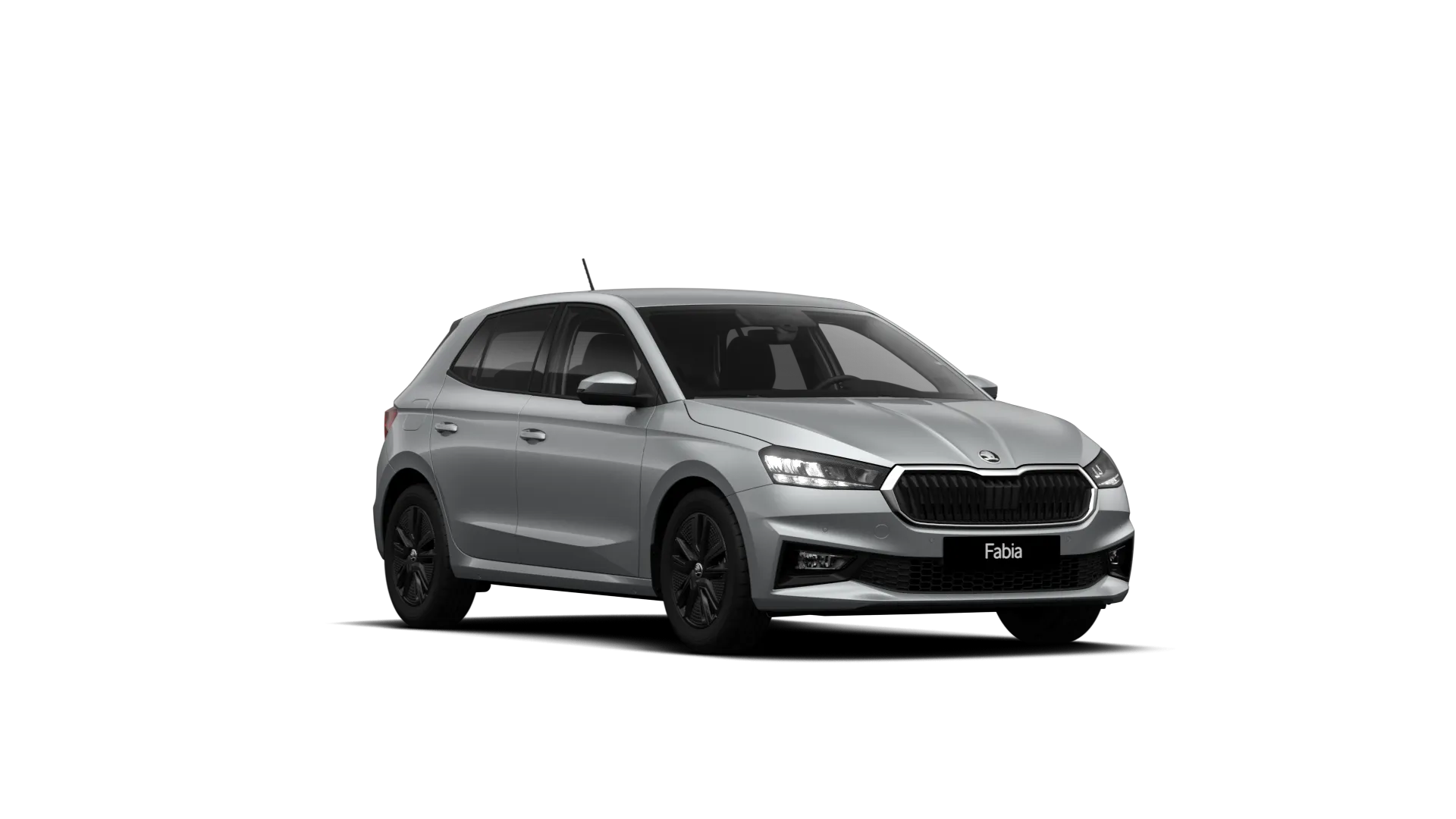 Fabia, Dynamic, Stříbrná Smokey Diamond metalíza, front