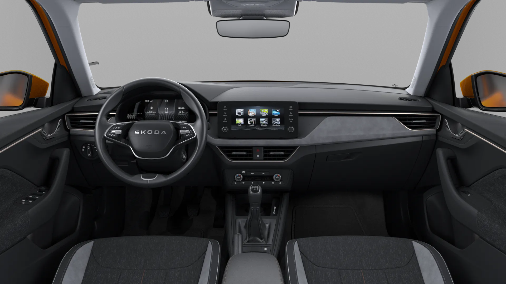 Kamiq, Top Selection, interiér Lodge, dashboard
