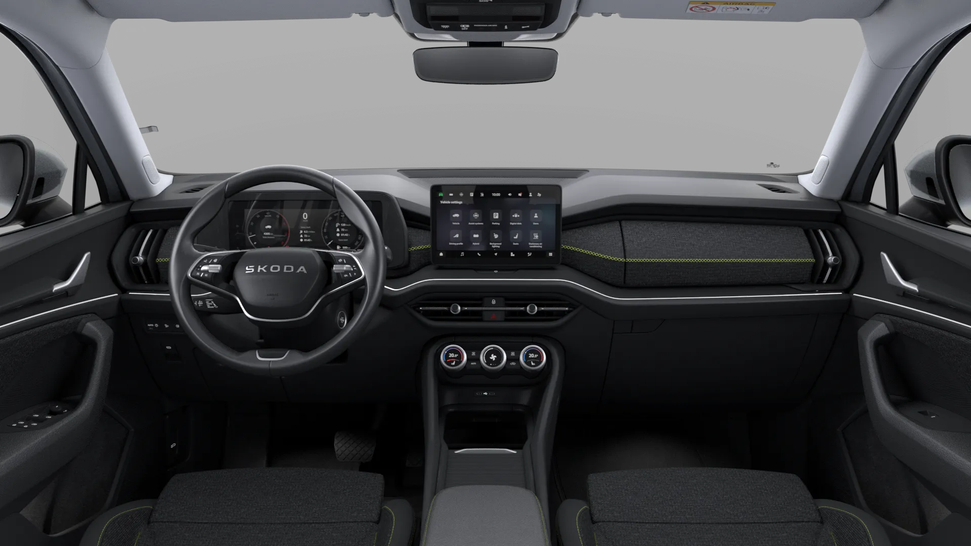 Kodiaq, Selection, interiér Loft, dashboard