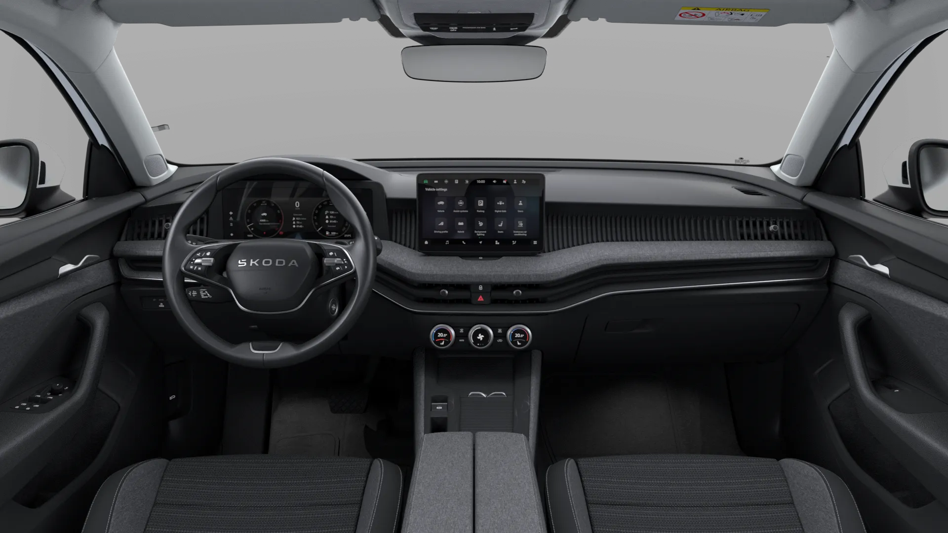 Superb, Selection, Bílá Purity, interiér Loft, dashboard