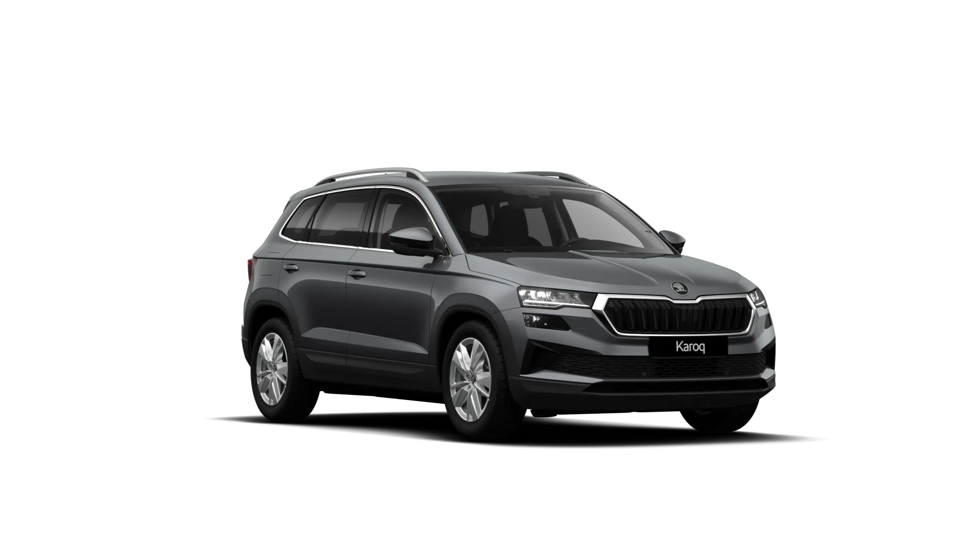 Karoq, Top Selection, Šedá Graphite metalíza, front
