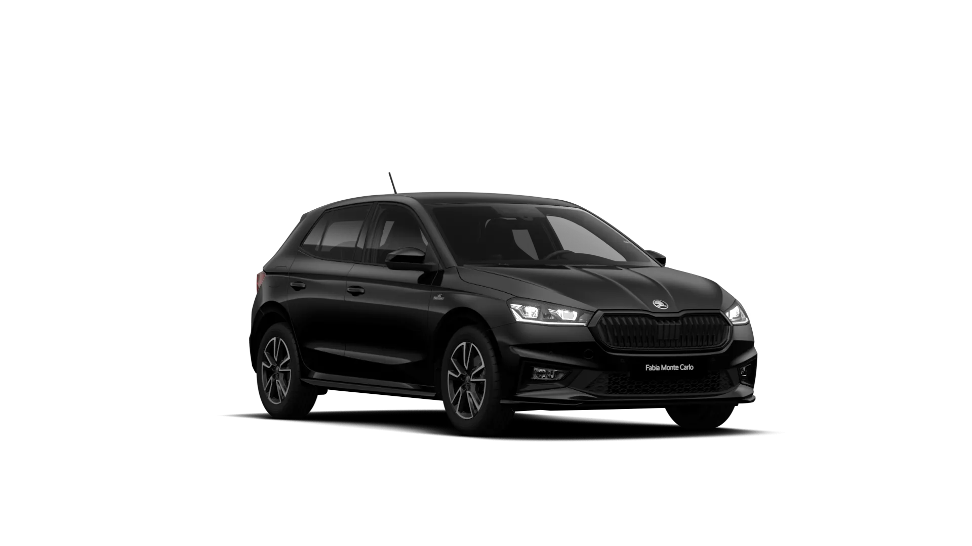 Fabia, Monte Carlo, Černá Magic metalíza, front