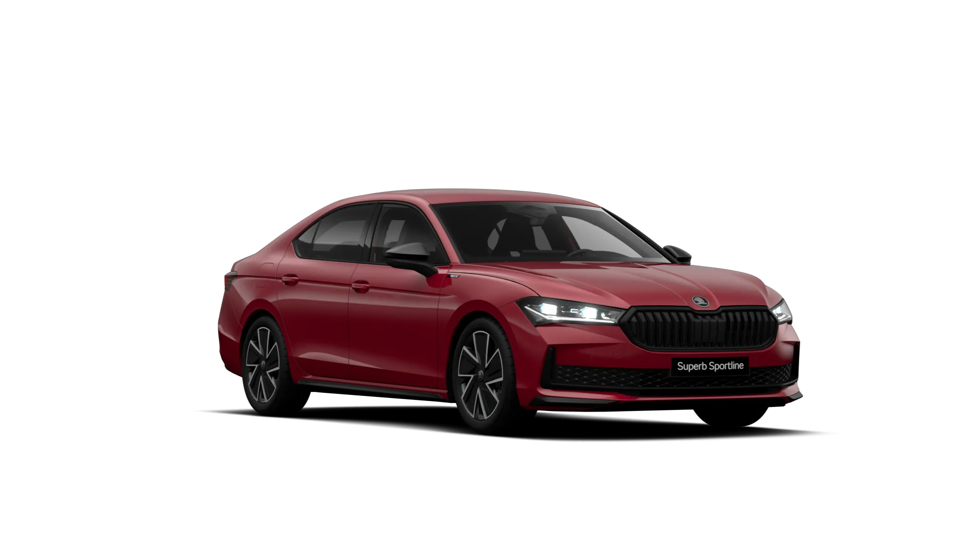 Superb, Sportline, Červená Carmine metalíza, front