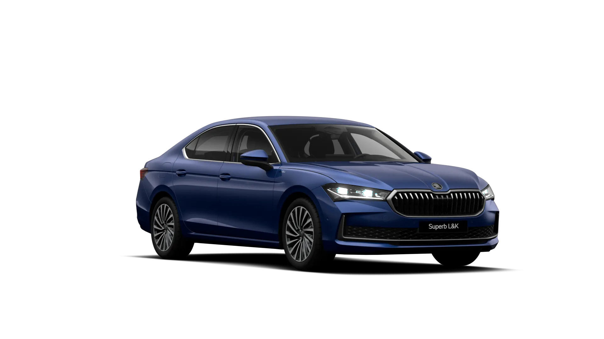 Superb, L&K, Modrá Cobalt metalíza, front