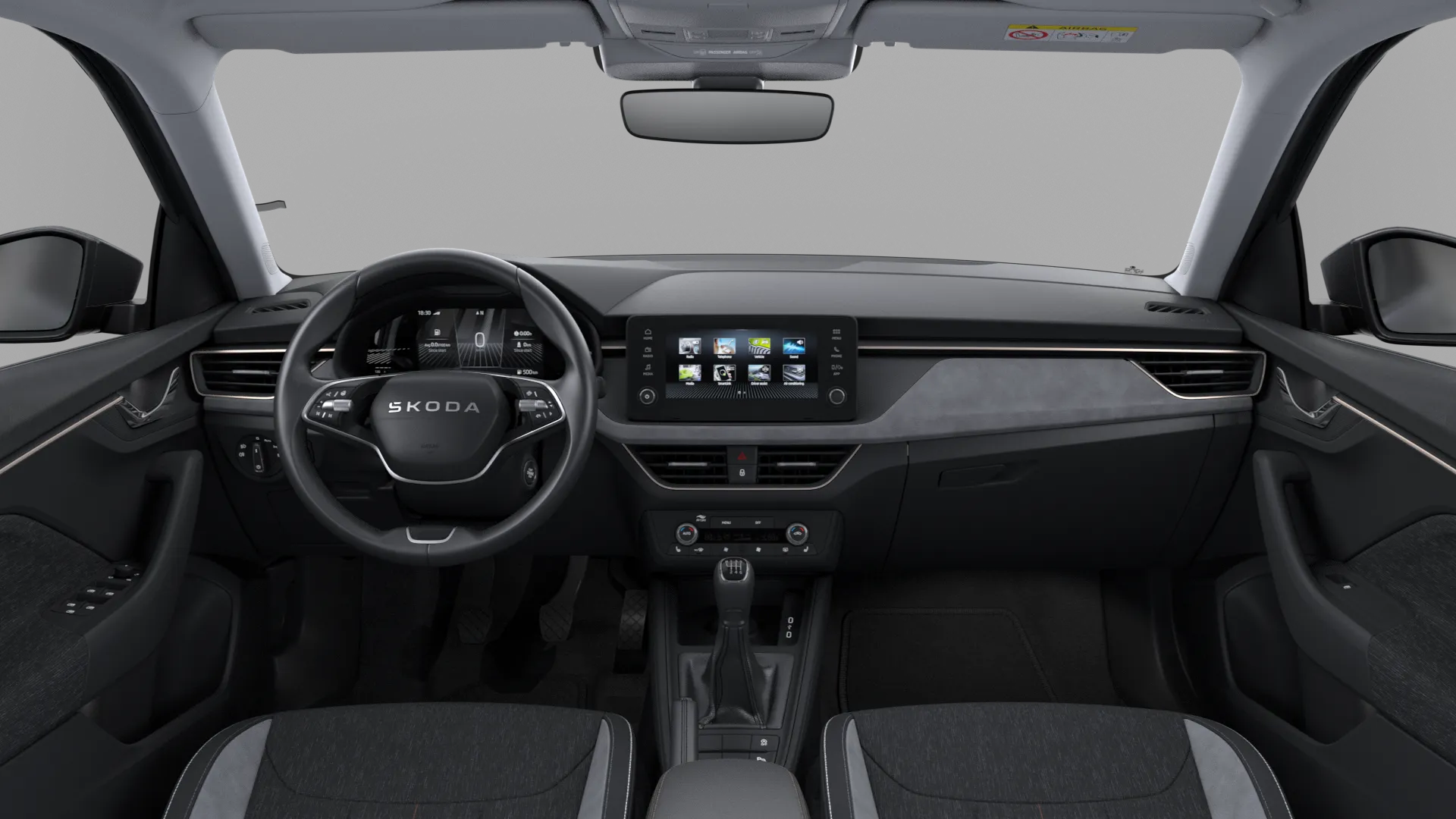 Scala, Top Selection, Šedá Graphite metalíza, interiér Lodge, dashboard
