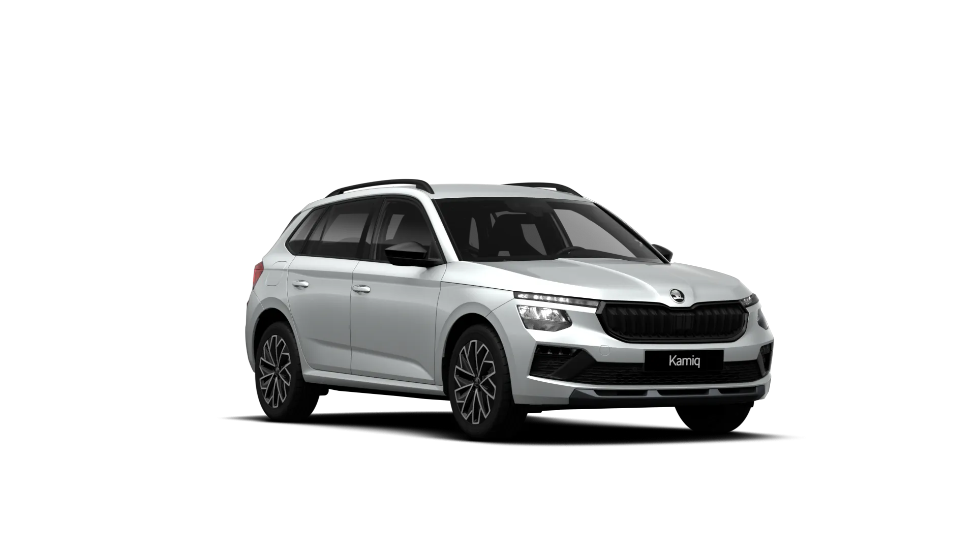 Kamiq, Dynamic, Bílá Moon metalíza, front