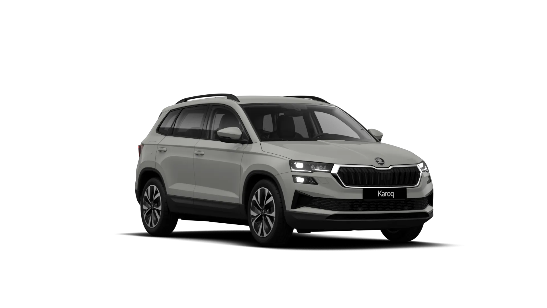 Karoq, Dynamic, Šedá Steel, front