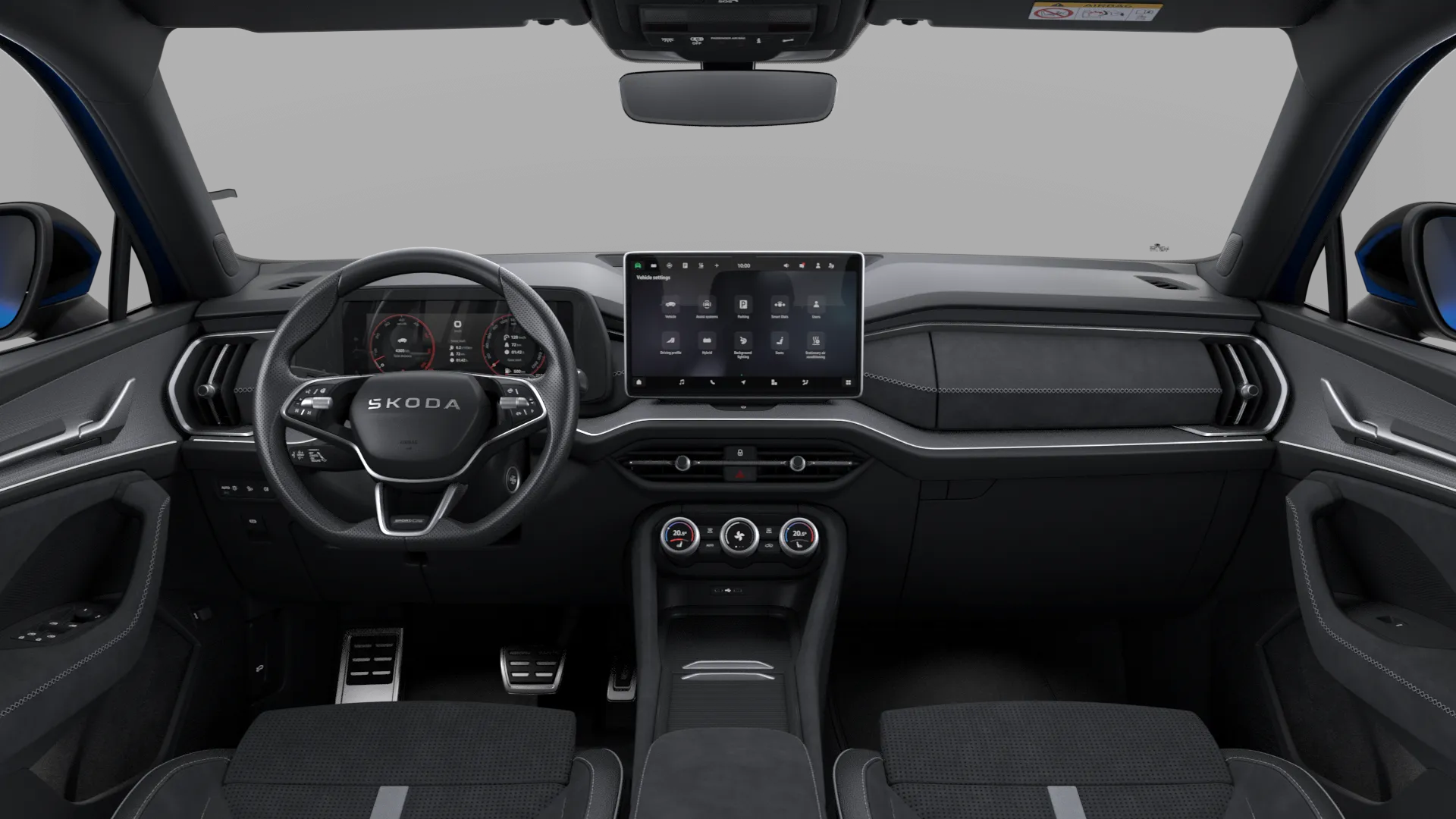 Kodiaq, Sportline, interiér Sportline, dashboard