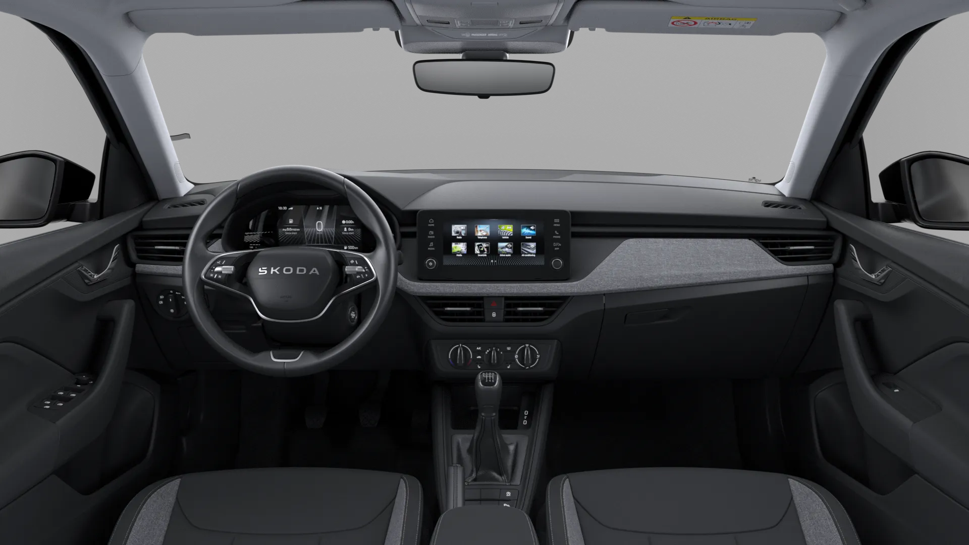 Scala, Classic, Černá Magic metalíza, interiér Loft, dashboard