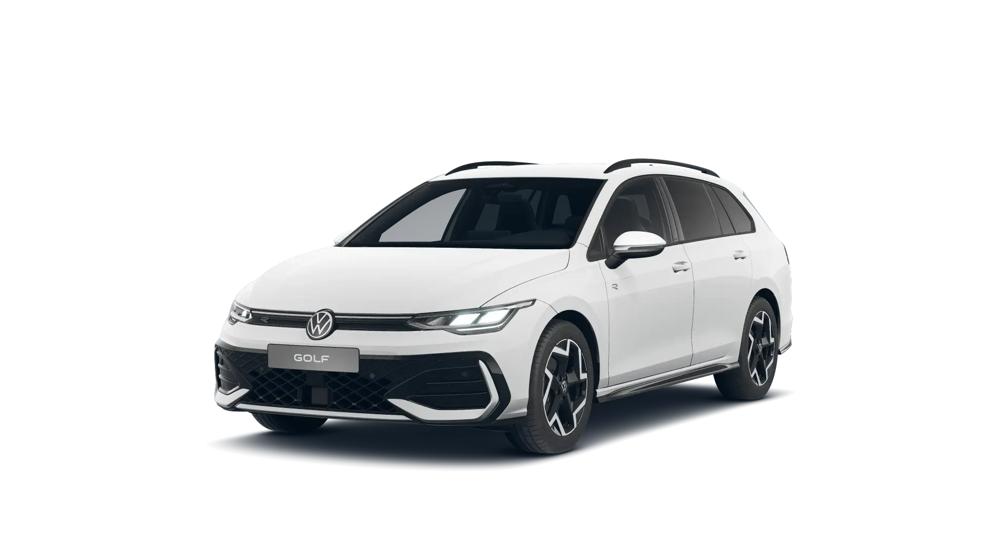 Golf Variant, R-Line, Bílá Pure, front