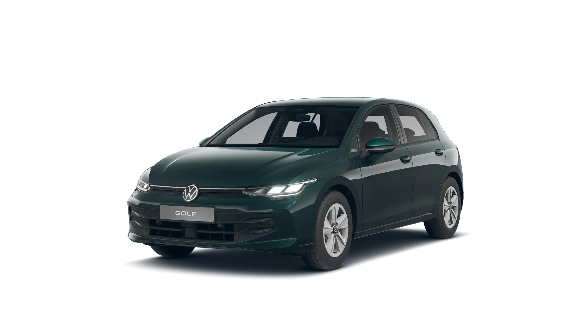 Golf, Life, Zelená metalíza Dark Moss, front