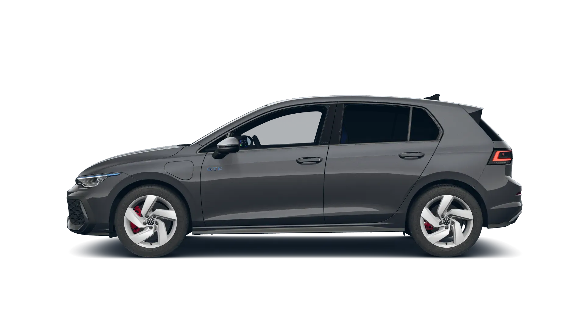 Golf, GTE, Šedá Dolphin metalíza, side