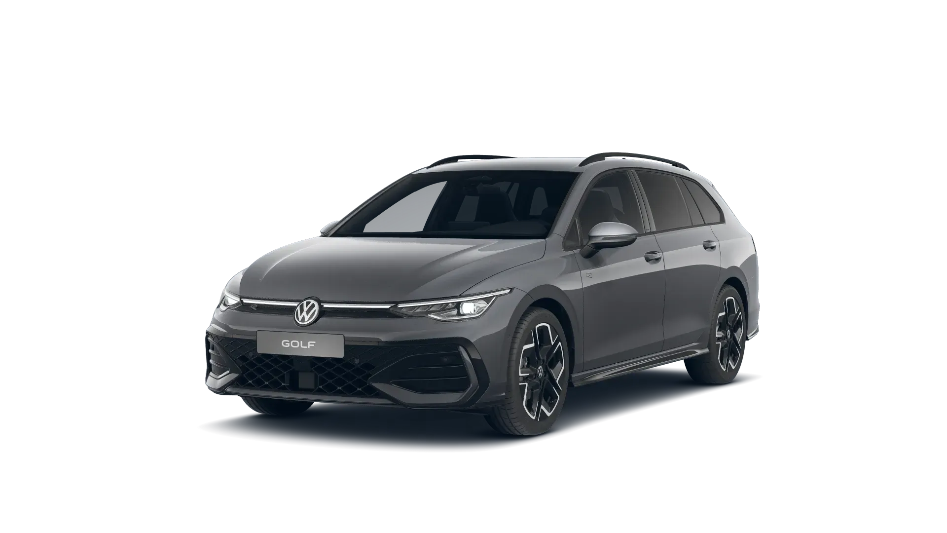 Golf Variant, R-Line People, Šedá Dolphin metalíza, front