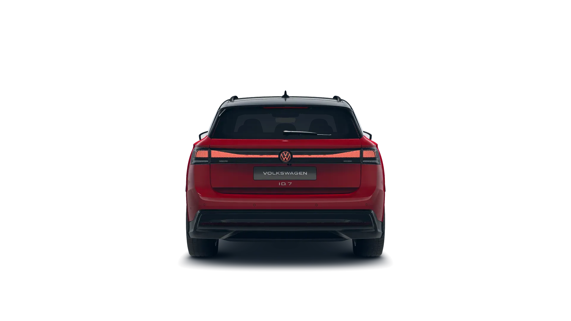 ID.7 Tourer, Pure, Červená Kings metalíza, back