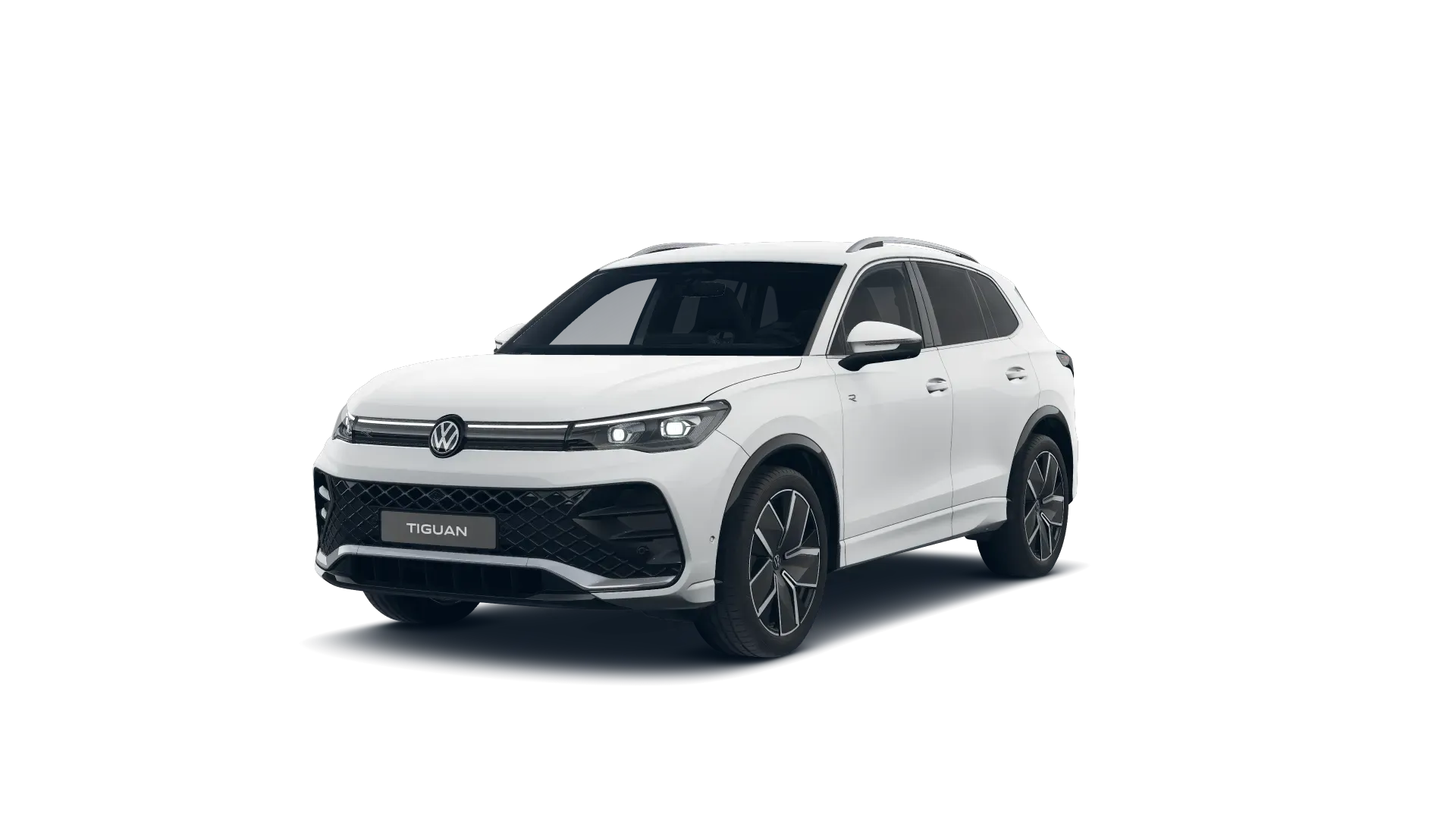 Tiguan, R-Line People, Bílá Pure, front
