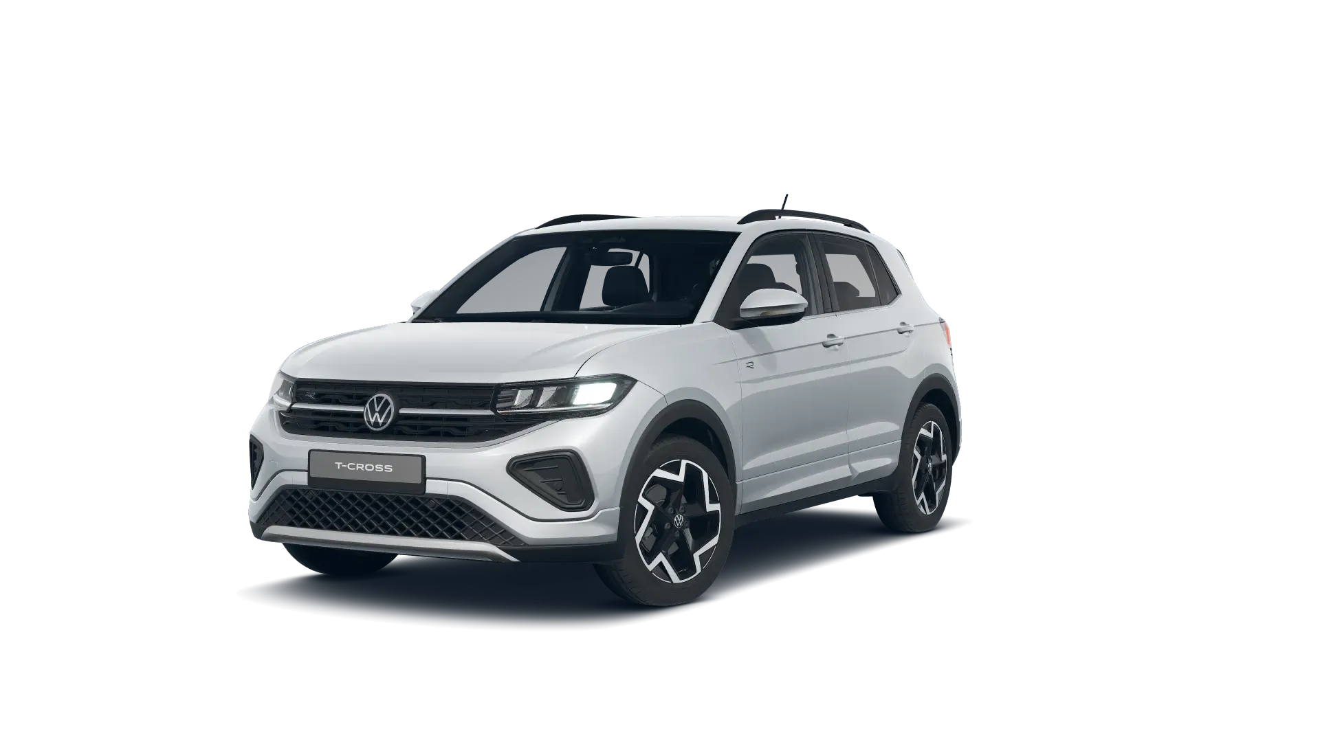 T-Cross, R-Line, Stříbrná Reflex metalíza, front