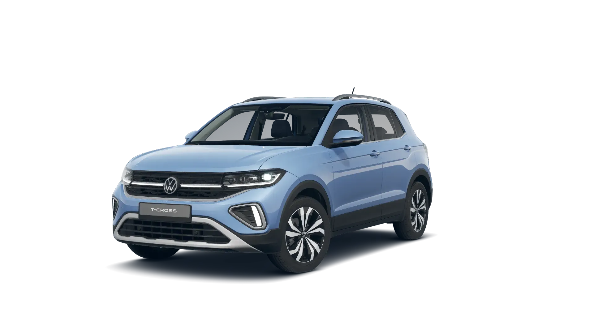 T-Cross, Style, Modrá Clear metalíza, front