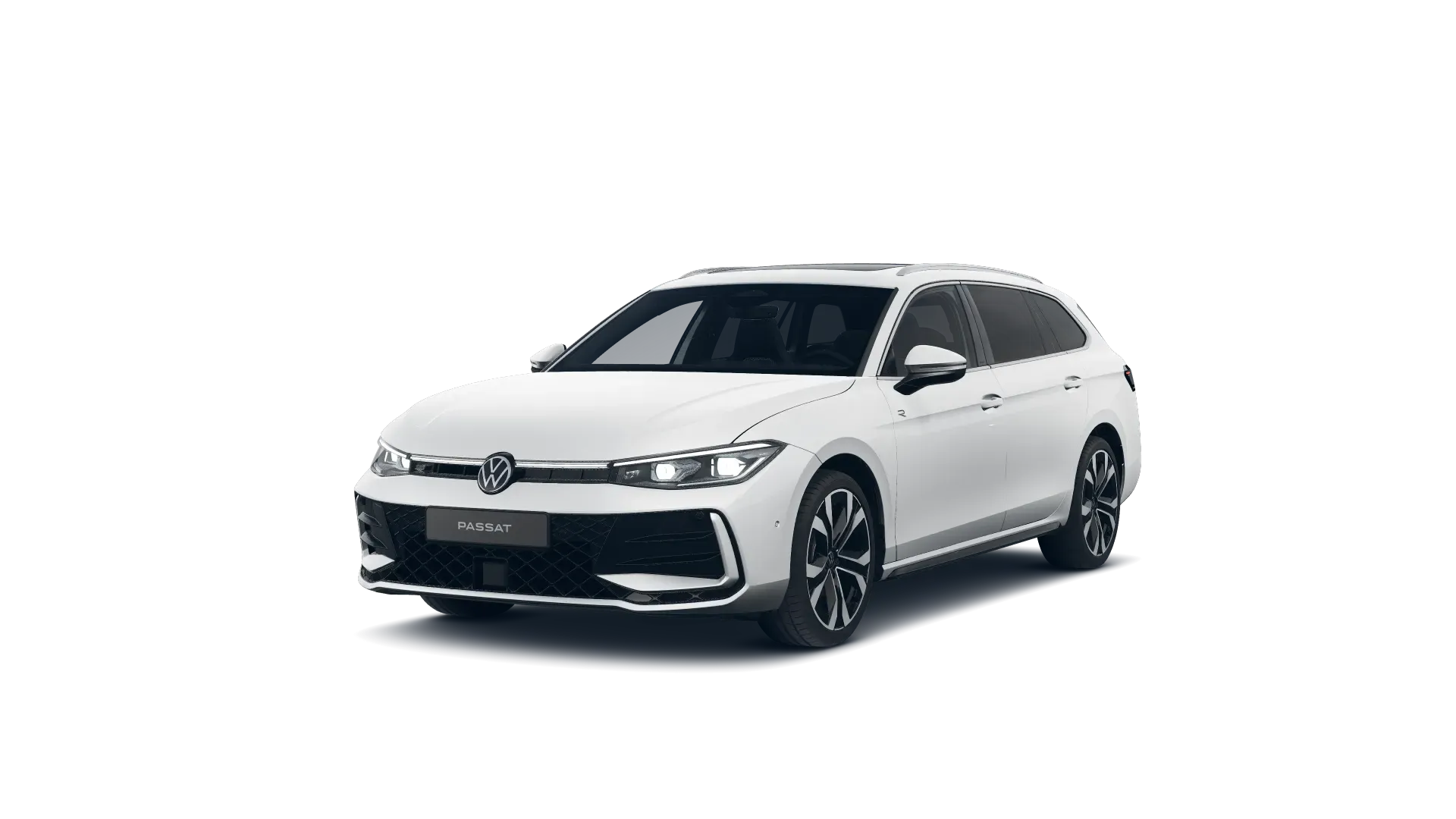 Passat, R-Line People, Bílá Oryx perleťová, front