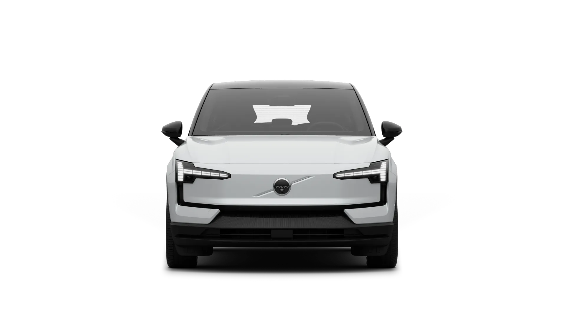 EX30 Electric, Ultra, Perleťově bílá Crystal White, front