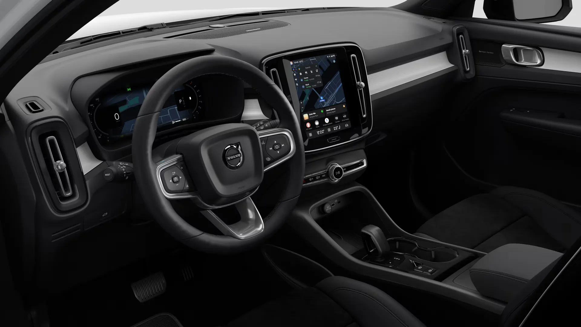 XC40 Mild hybrid, Ultra, interiér XC40 interiér, driversView