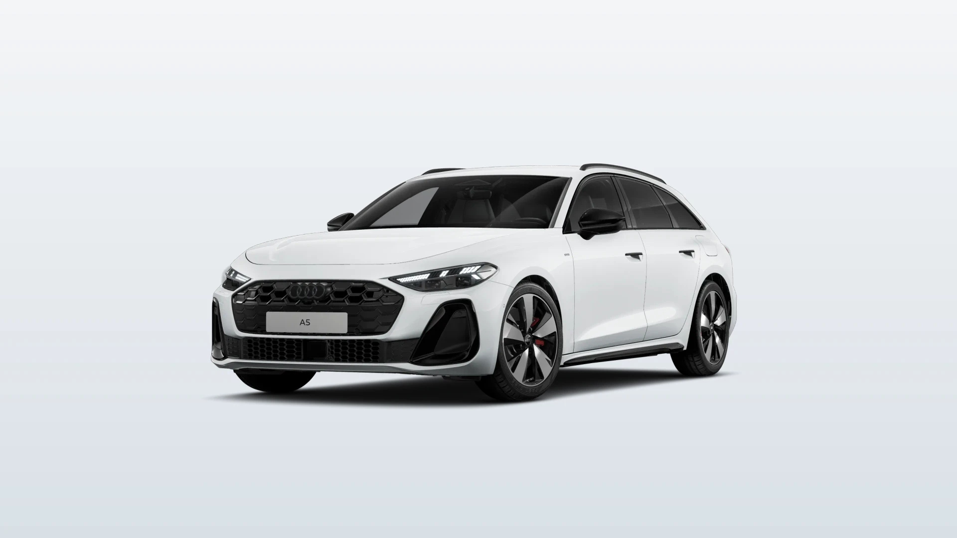 A5 Avant, A5 Avant S line e-hybrid, Bílá Gletscher, front