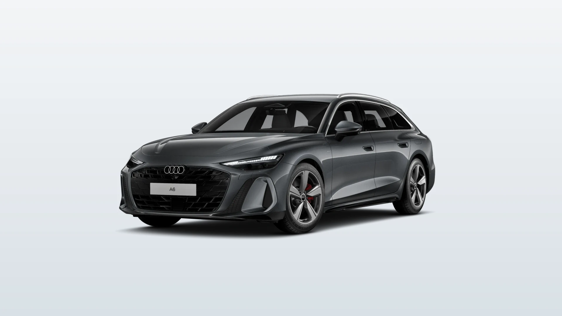 A6 Avant, A6 Avant S line e-hybrid, Šedá Daytona, front