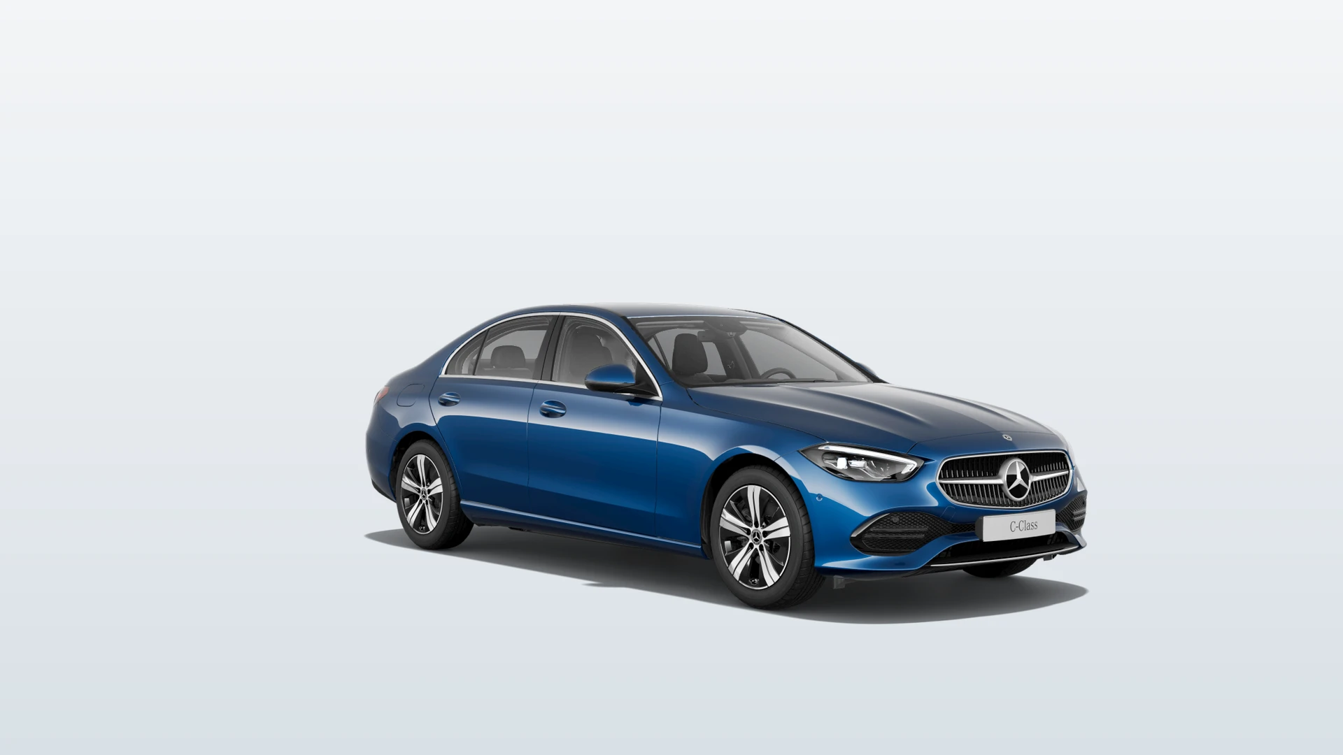 Třída C sedan (W206), Linie AVANTGARDE exteriér, Metalická modrá spectral, front