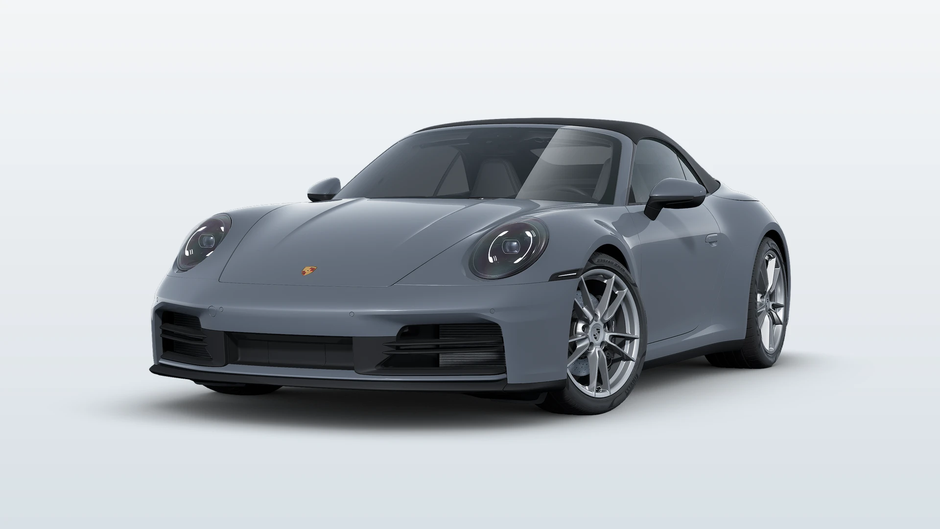 911 Cabriolet, 911 Carrera Cabriolet, Slate Grey Neo, front